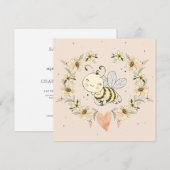 Whimsical Mommy To Bebe Baby shower Invitation (Devant / Derrière)