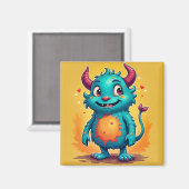 Whimsical Monster Magneet (Voorkant / Achterkant)