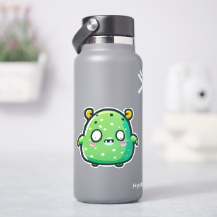 Whimsical monster sticker voor kinderen