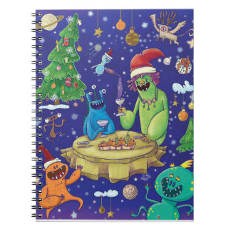 Whimsical Monsters Illustration Notebook Notitieboek