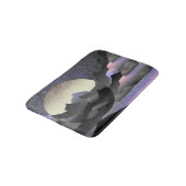 Whimsical Moon and Mountains Abstract Art Badmat (Gekanteld)