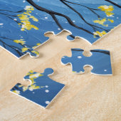 Whimsical Moon met katten Legpuzzel (Zijkant)