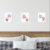 Whimsical Motivatie Animal Affirmation Prints (Slaapkamer)