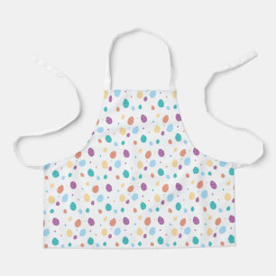 Whimsical Multicolor Easter Egg Pattern Schort