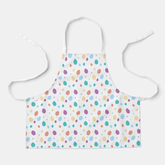 Whimsical Multicolor Easter Egg Pattern Schort (Voorkant)