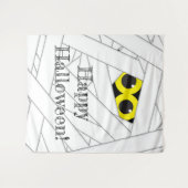 Whimsical Mummy Halloween Party Achtergrond Wandkleed (Voorkant (horizontaal))