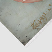 Whimsical Mushroom Fairy in een bloemenweide kunst Tissuepapier (Detail)