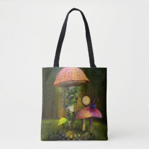 Whimsical Mushroom Fantasy Canvas tas
