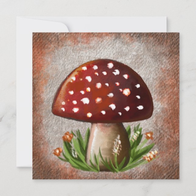 Whimsical Mushroom & Fungi Motif – Nature-Inspired (Voorkant)