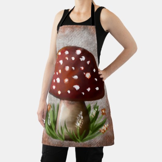 Whimsical Mushroom & Fungi Motif – Nature-Inspired Schort (Insitu)