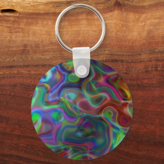 Whimsical Mushroom & Fungi Motif – Nature-Inspired Sleutelhanger (Achterkant)