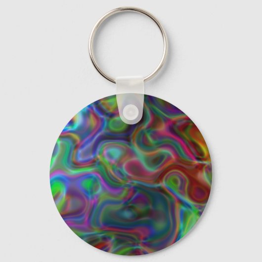 Whimsical Mushroom & Fungi Motif – Nature-Inspired Sleutelhanger (Achterkant)