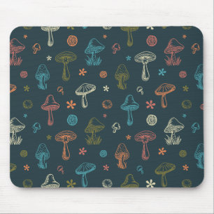 Whimsical Mushroom patroon Muismat