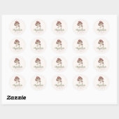 Whimsical Mushroom Sage Green Label (Vel)