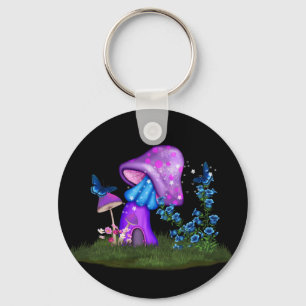 Whimsical Mushroom Sleutelhanger