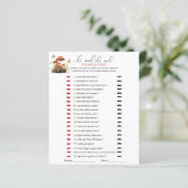 Whimsical Mushroom Waterverf Hij zei dat ze ga (Staand voorkant)