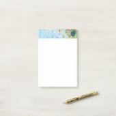 Whimsical Muzikale Geschilderde Hart Header Post-it® Notes (Op bureau)