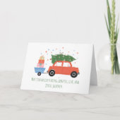 Whimsical Nostalgic Custom Message Letter Cute Feestdagen Kaart (Voorkant)