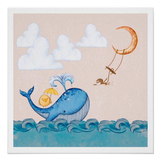 Whimsical Nursery Art Poster Perfect Poster (Voorkant)