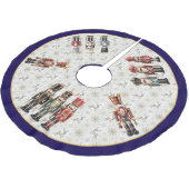Whimsical Nutcracker Christmas Tree Skirt  Kerstboom Rok (Gekanteld)