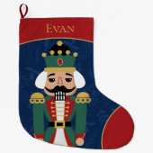 Whimsical Nutcracker Grote Kerstsok (Voorkant)