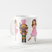 Whimsical Nutcracker Sugar Plum Fairy Clara Koffiemok (Voorkant links)