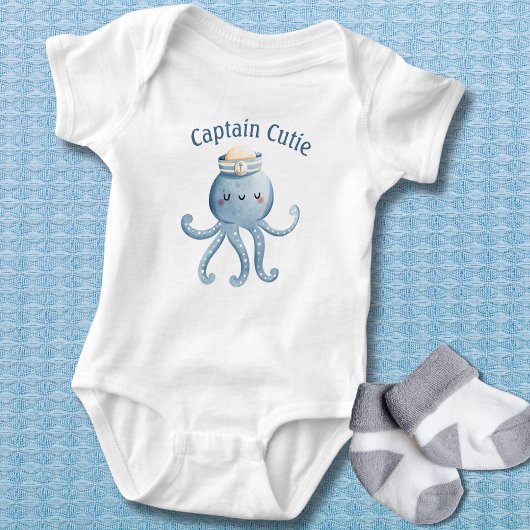 Whimsical Octopus Captain Cutie Romper