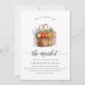 Whimsical off the Market Bridal Shower Invitation (Devant)
