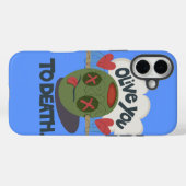 Whimsical "Olive My Heart" Grappig gezichtsontwerp Case-Mate iPhone Case (Achterkant (horizontaal))