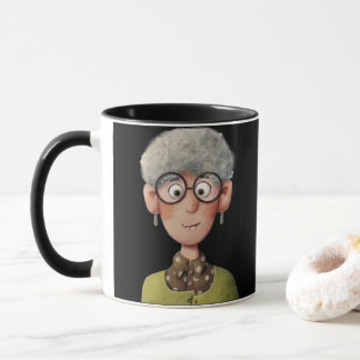 Whimsical Oma – Kind Ones Vintage Elegantie Mok
