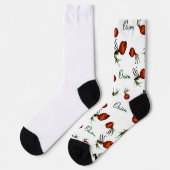 Whimsical Onion Pattern Sokken (Links)