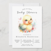 Whimsical Online Duck Baby shower Kaart (Voorkant)