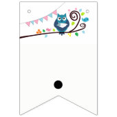 Whimsical Owl Baby shower Vlaggetjes (Eerste vlag)