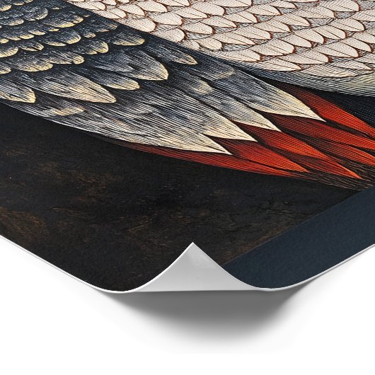 Whimsical Owl Square Print (Hoek)