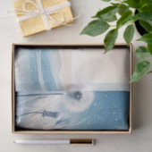 Whimsical Paardenbloem Fluff in de wind Decoupage Tissuepapier (Geschenk)