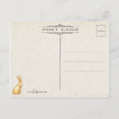 Whimsical PaasBunny, Chicken and Eggs Briefkaart (Achterkant)
