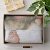 Whimsical Paashaas met Vlinders Decoupage Tissuepapier (Geschenk)