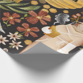 Whimsical Painted Bee Hives Beekeeper Honey Cadeaupapier (Hoek)