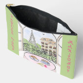 Whimsical Paris and Eiffel Tower MAHJONG Etui (Open)