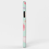 Whimsical Pastel Bunny Kleurrijk Bladpatroon Case-Mate iPhone Case (Achterkant/rechts)