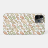 Whimsical Pastel Leaf Art Protective  Case-Mate iPhone Case (Achterkant (horizontaal))