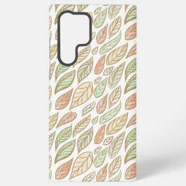 Whimsical Pastel Leaf Art Protective Samsung Galaxy Hoesje