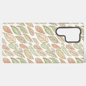 Whimsical Pastel Leaf Art Protective  Samsung Galaxy Hoesje (Achterkant horizontaal)