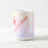 Whimsical Pastel Rainbow Unicorn café Mug (Centre)