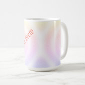 Whimsical Pastel Rainbow Unicorn café Mug (Devant droit)