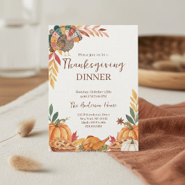 Whimsical Patchwork Turkey Thanksgiving Kaart