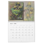 Whimsical Patterned Bird Calendar Kalender (Mar 2026)
