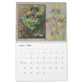 Whimsical Patterned Bird Calendar Kalender (Mar 2027)
