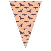 Whimsical peachy rose sorcier drapeaux à thème bun (Troisième drapeau)