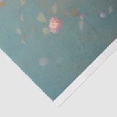 Whimsical Peacock Roze Hydrangea Bloemen Decoupage Tissuepapier (Detail)